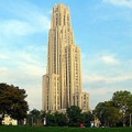 Daytime photo of Cathedral of Learning at the University of Pittsburgh