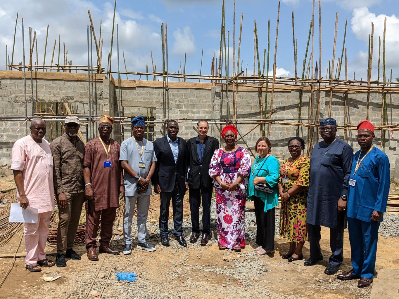 Dr. Bopaya Bidanda and associates at the opening of the MAC at Lagos State University